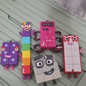 Colorful Block Character Toy Set